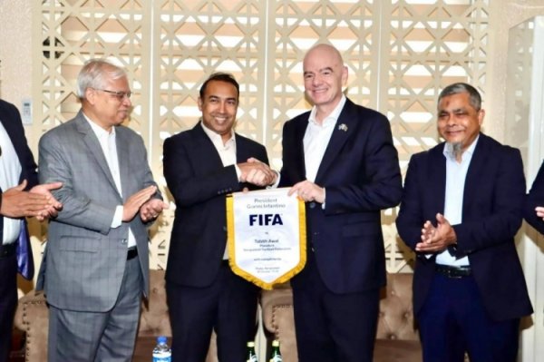 全国十大股票配资平台 FIFA：因凡蒂诺对孟加拉国进行访问，双方将围绕深化合作展开交流